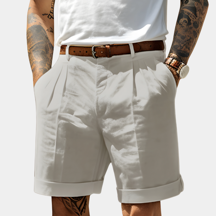 MOREL & LAURENT PARIS | BERMUDAS ÉLÉGANTS EN COTON RESPIRANT