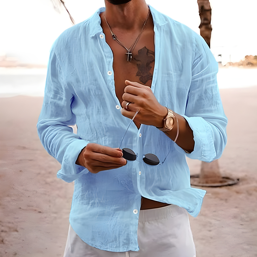 MOREL & LAURENT PARIS | CHEMISE D'ÉTÉ EN COTON NATUREL