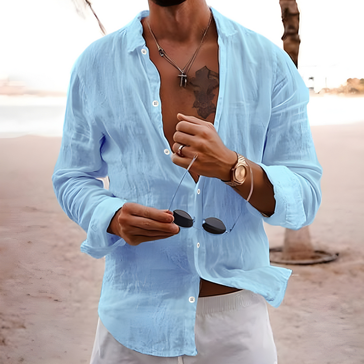 MOREL & LAURENT PARIS | CHEMISE D'ÉTÉ EN COTON NATUREL