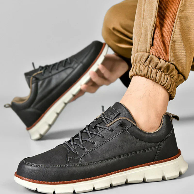 MOREL & LAURENT PARIS | BASKETS EN CUIR AVEC SOUTIEN