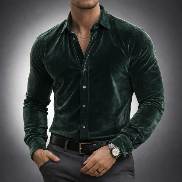 MOREL & LAURENT PARIS | CHEMISE EN VELOURS POUR HOMME