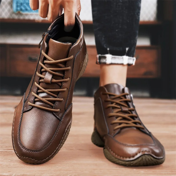 MOREL & LAURENT PARIS | BOTTES EN CUIR ROBUSTES POUR HOMMES