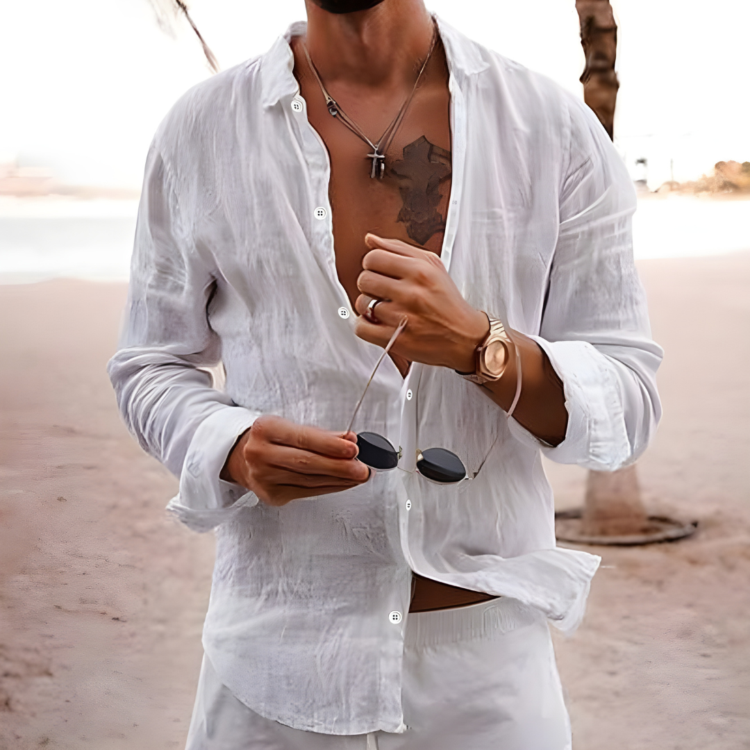 MOREL & LAURENT PARIS | CHEMISE D'ÉTÉ EN COTON NATUREL