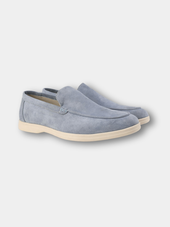 MOREL & LAURENT PARIS | MOCASSINS EN CUIR SUEDE