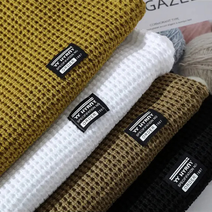 MOREL & LAURENT PARIS | PULL EN NID D'ABEILLE PREMIUM