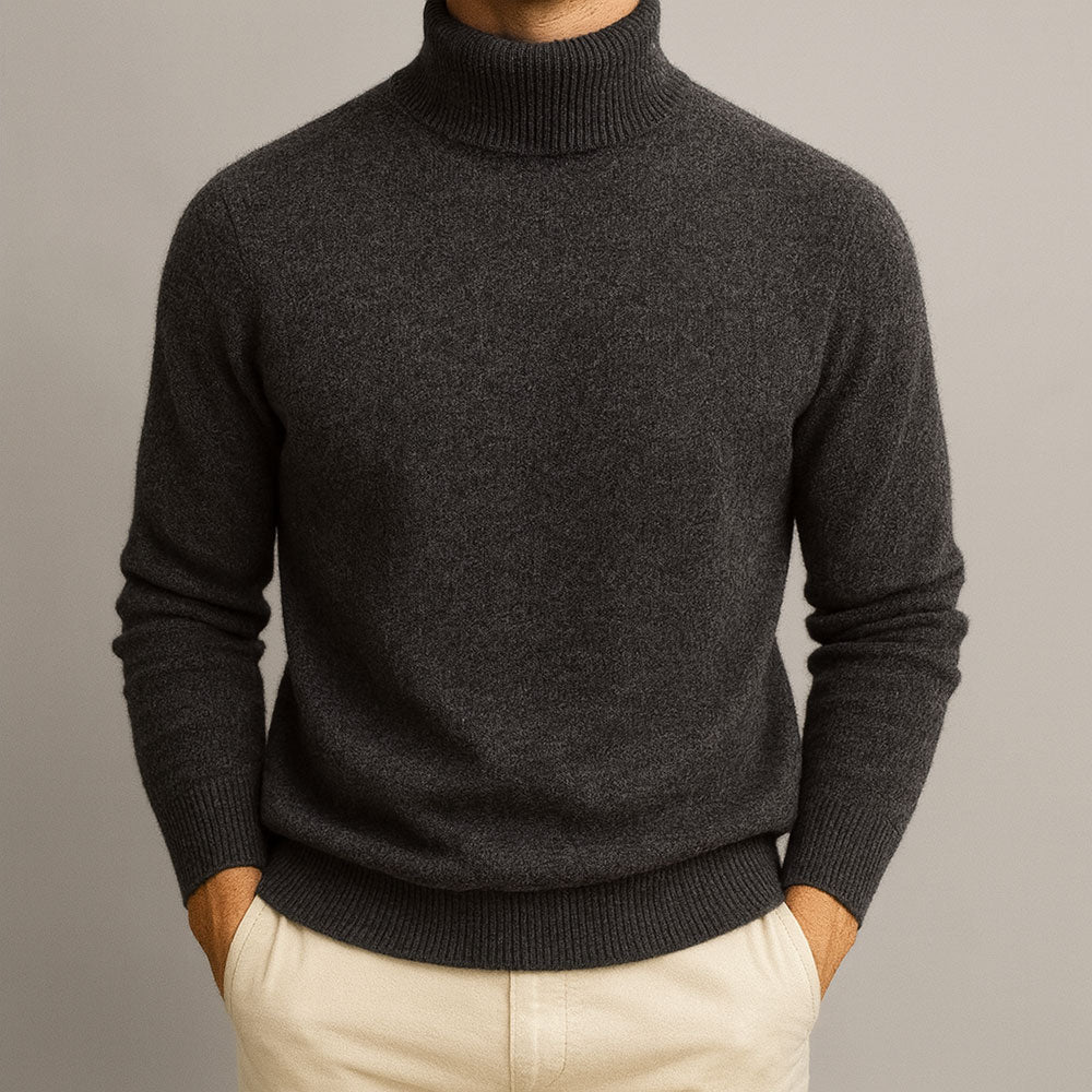 MOREL & LAURENT PARIS | PULL À COL MONTANT POUR HOMME