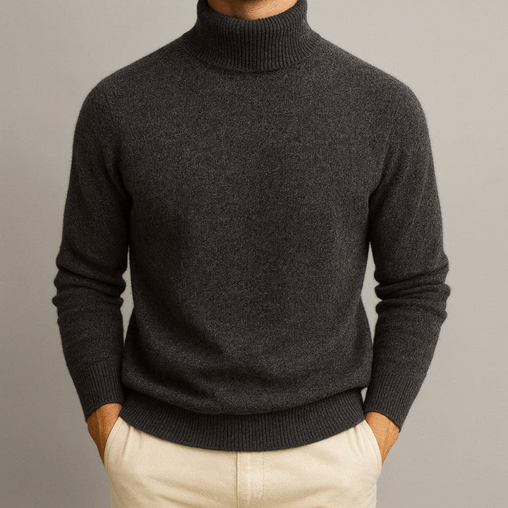 MOREL & LAURENT PARIS | PULL À COL MONTANT POUR HOMME