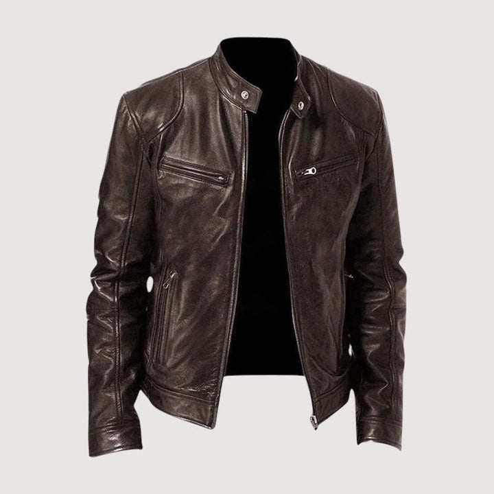 MOREL & LAURENT PARIS | VESTE EN CUIR HAUT DE GAMME ÉLÉGANTE POUR HOMME