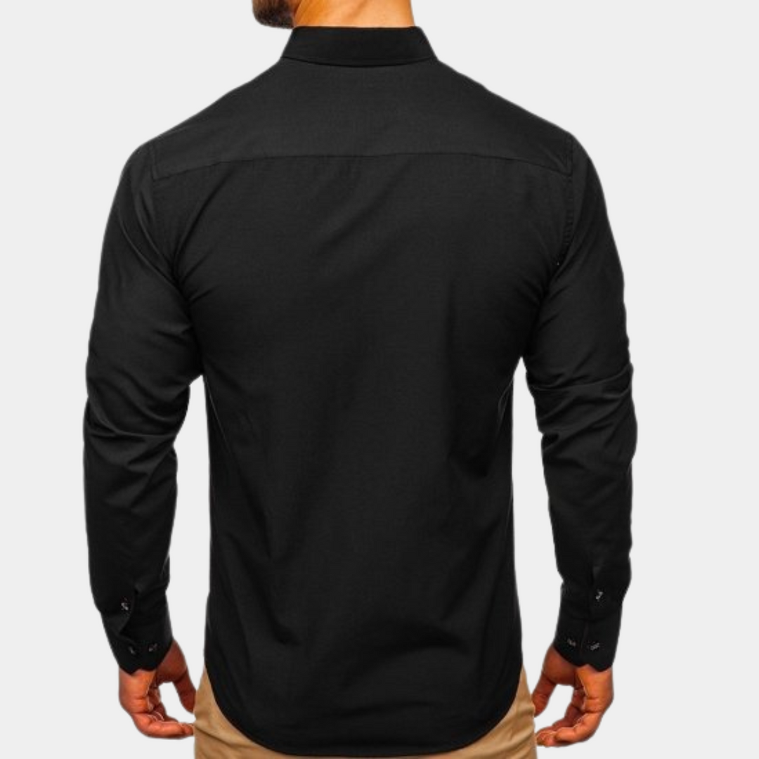 MOREL & LAURENT PARIS | CHEMISE CLASSIQUE POUR HOMME À MANCHES LONGUES