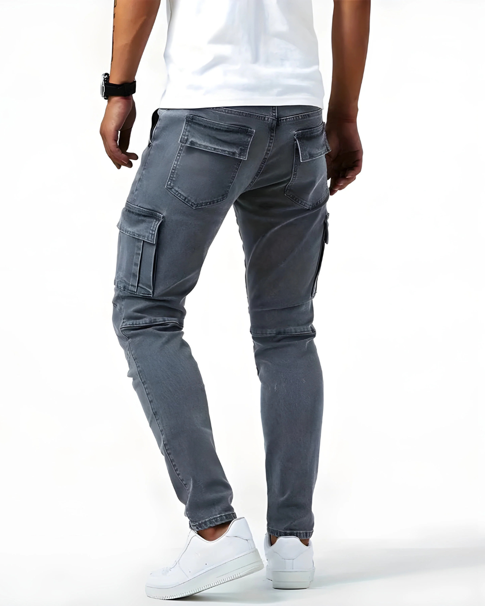 MOREL & LAURENT PARIS | PANTALON CARGO STRETCH