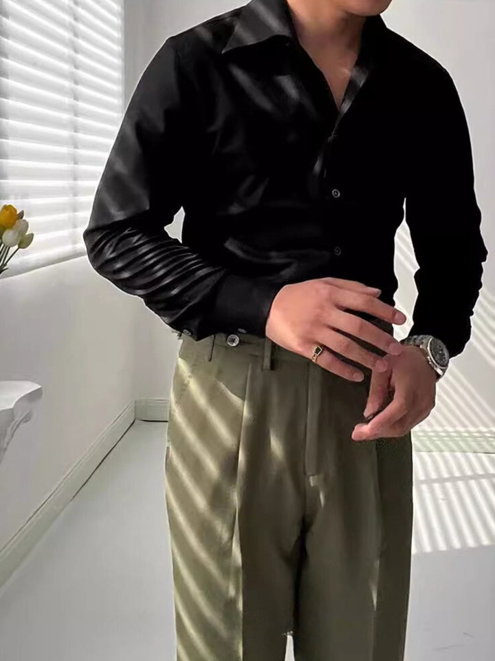 MOREL & LAURENT PARIS | CHEMISE ATHLÉTIQUE ITALIENNE POUR HOMME EN BAMBOU