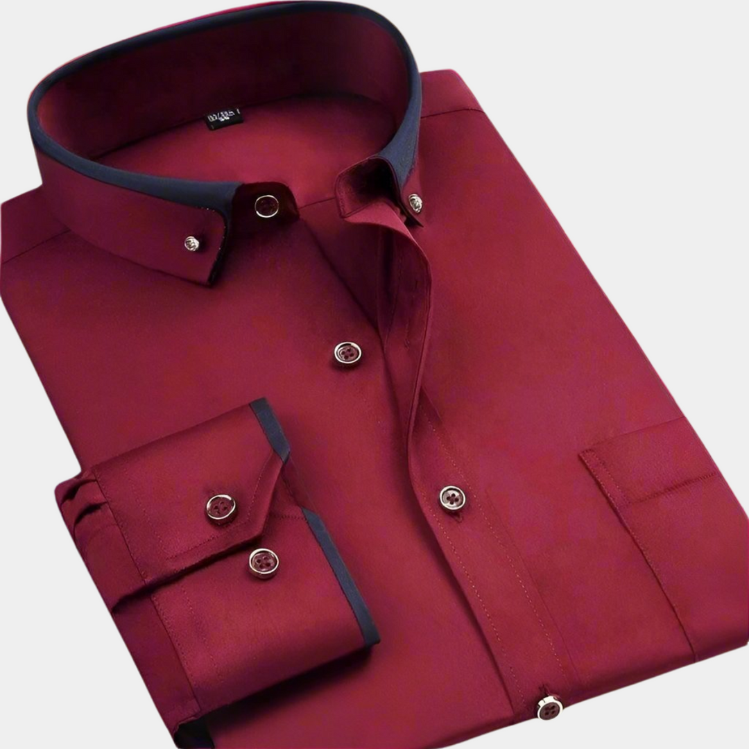MOREL & LAURENT PARIS | CHEMISE CLASSIQUE POUR HOMME À MANCHES LONGUES