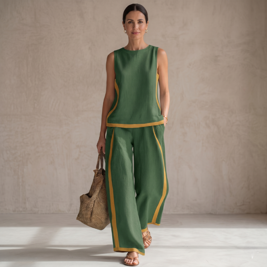 Lino™ | L'Ensemble Casual en Lin pour une liberté de mouvement et un style ultime