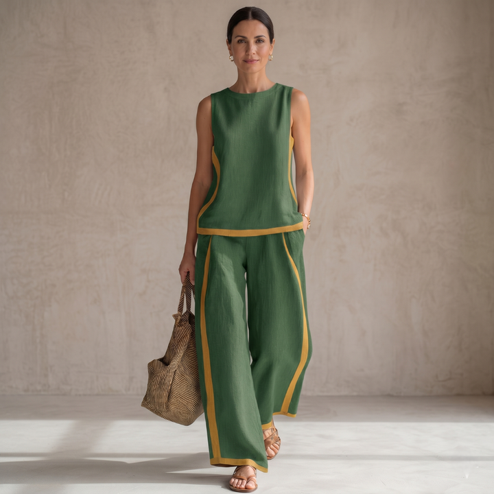 Lino™ | L'Ensemble Casual en Lin pour une liberté de mouvement et un style ultime
