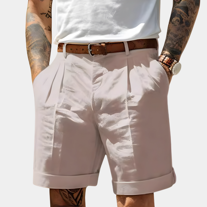 MOREL & LAURENT PARIS | BERMUDAS ÉLÉGANTS EN COTON RESPIRANT