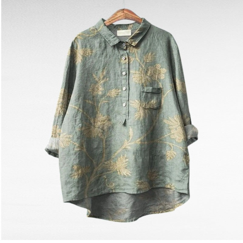 Mireva™ | Élégante Blouse Vintage