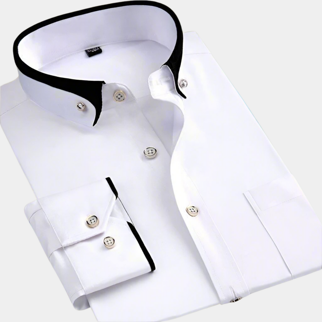 MOREL & LAURENT PARIS | CHEMISE CLASSIQUE POUR HOMME À MANCHES LONGUES