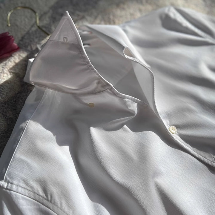 MOREL & LAURENT PARIS | CHEMISE ATHLÉTIQUE ITALIENNE POUR HOMME EN BAMBOU