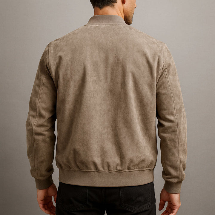 MOREL & LAURENT PARIS | VESTE EN CUIR SUEDE URBAINE