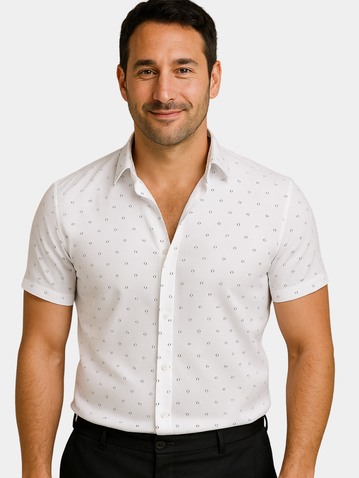 MOREL & LAURENT PARIS | CHEMISE D'ÉTÉ AVEC IMPRIMÉ