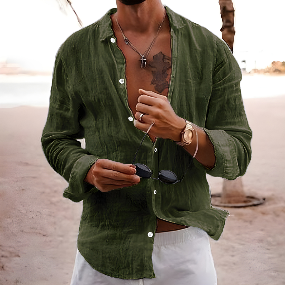 MOREL & LAURENT PARIS | CHEMISE D'ÉTÉ EN COTON NATUREL