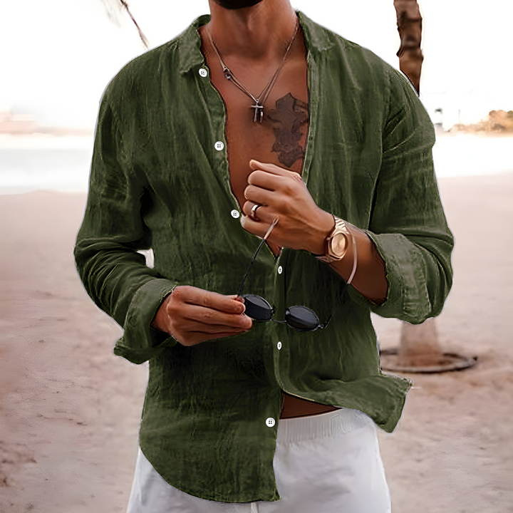 MOREL & LAURENT PARIS | CHEMISE D'ÉTÉ EN COTON NATUREL