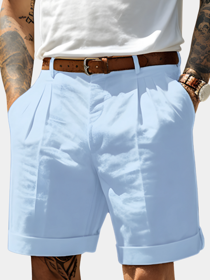 MOREL & LAURENT PARIS | BERMUDAS ÉLÉGANTS EN COTON RESPIRANT