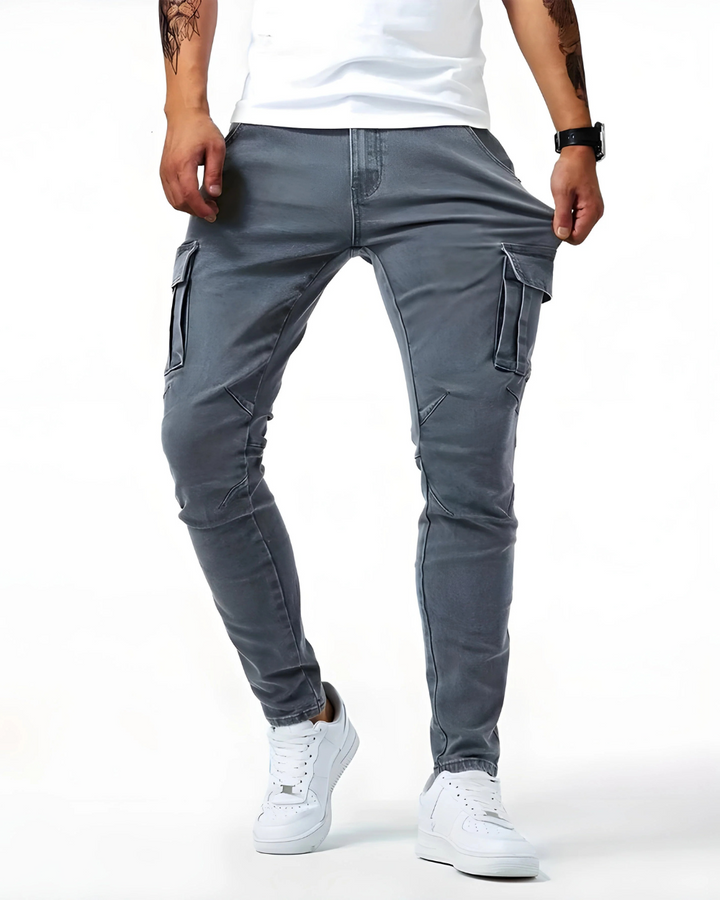 MOREL & LAURENT PARIS | PANTALON CARGO STRETCH