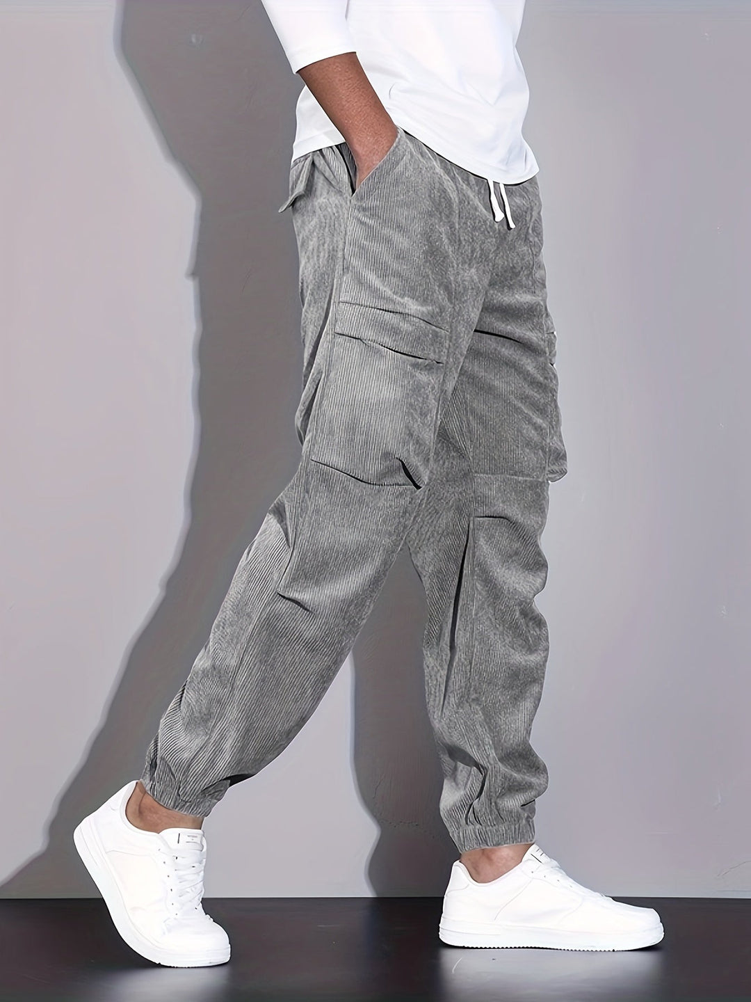 MOREL & LAURENT PARIS | PANTALON CARGO EN CORDUROY
