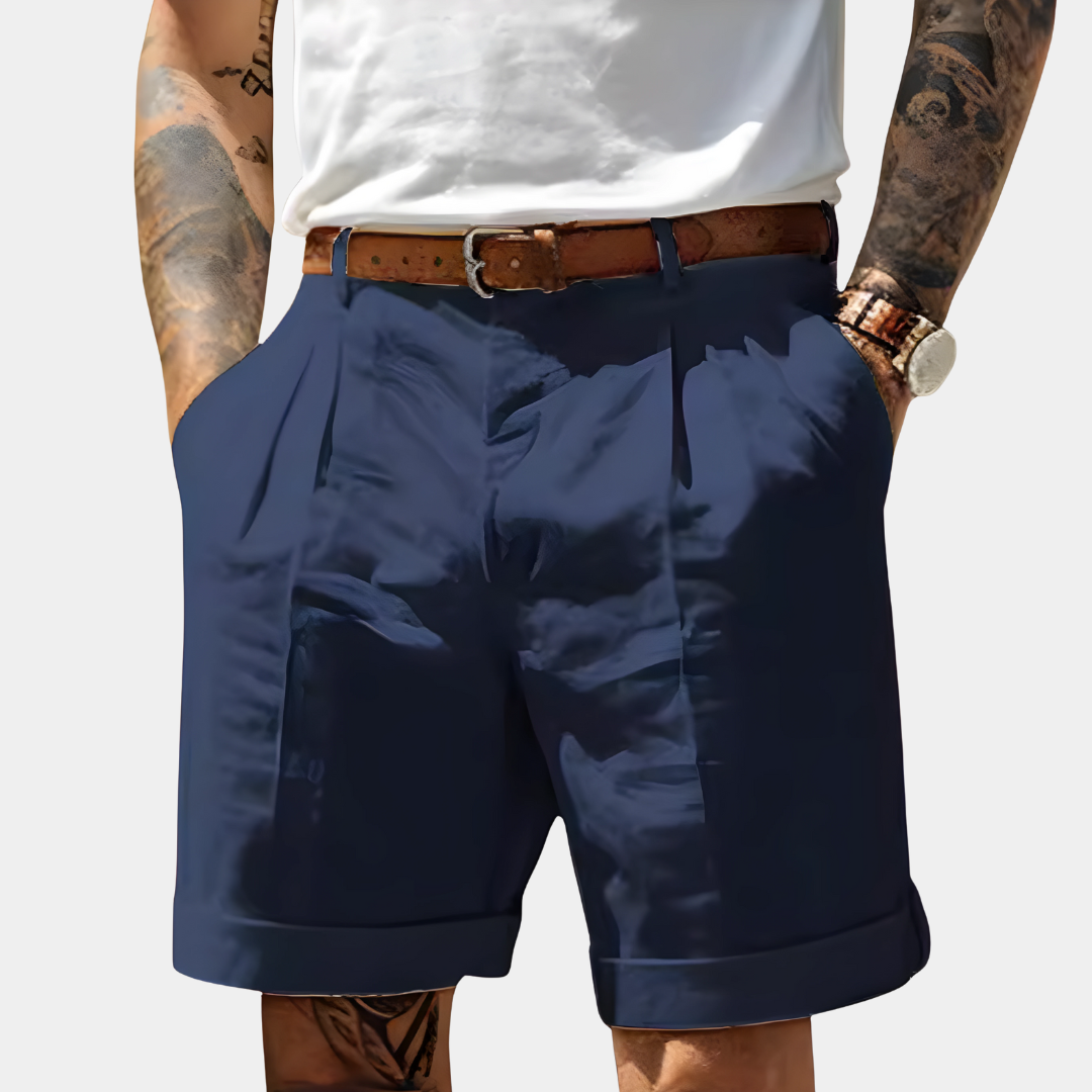 MOREL & LAURENT PARIS | BERMUDAS ÉLÉGANTS EN COTON RESPIRANT