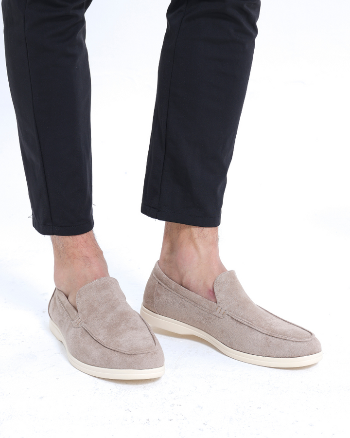 MOREL & LAURENT PARIS | MOCASSINS EN CUIR SUEDE