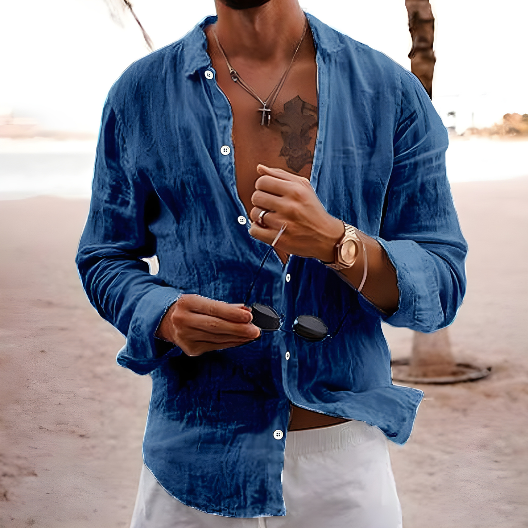 MOREL & LAURENT PARIS | CHEMISE D'ÉTÉ EN COTON NATUREL