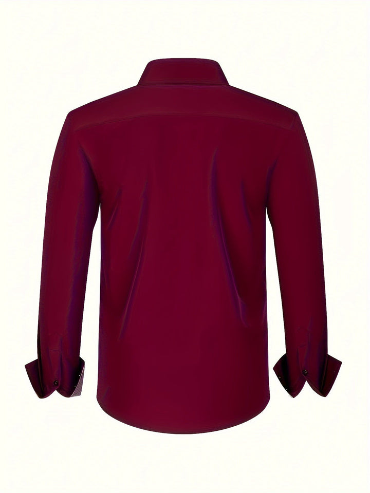 MOREL & LAURENT PARIS | CHEMISE ÉLÉGANTE LÉGÈRE AVEC DÉTAILS CONTRASTÉS