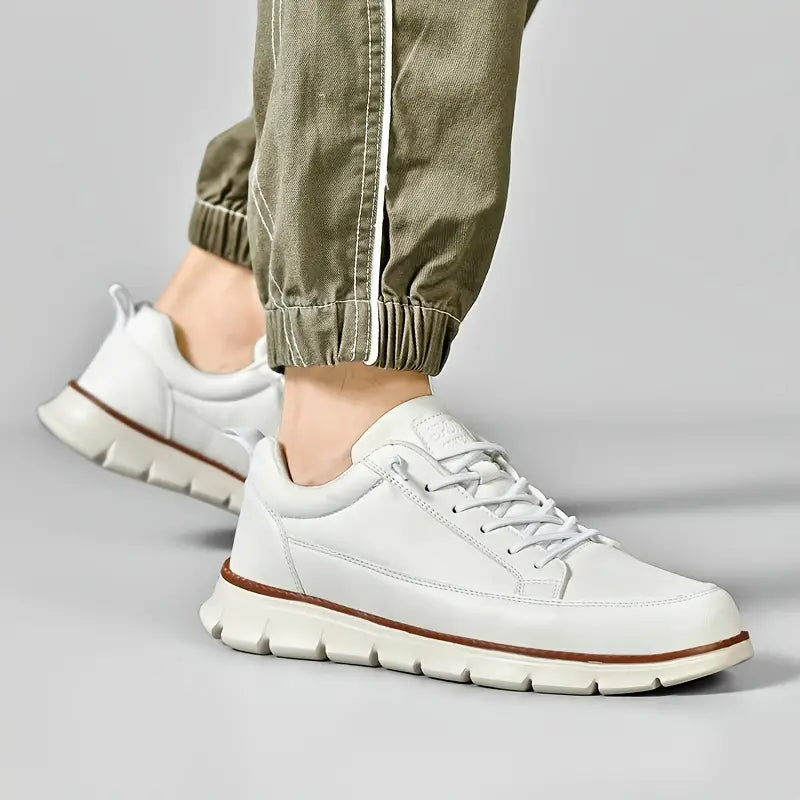 MOREL & LAURENT PARIS | BASKETS EN CUIR AVEC SOUTIEN