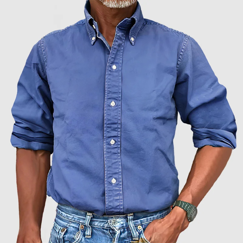 MOREL & LAURENT PARIS | CHEMISE À MANCHES LONGUES ANTI-PLIS POUR HOMME