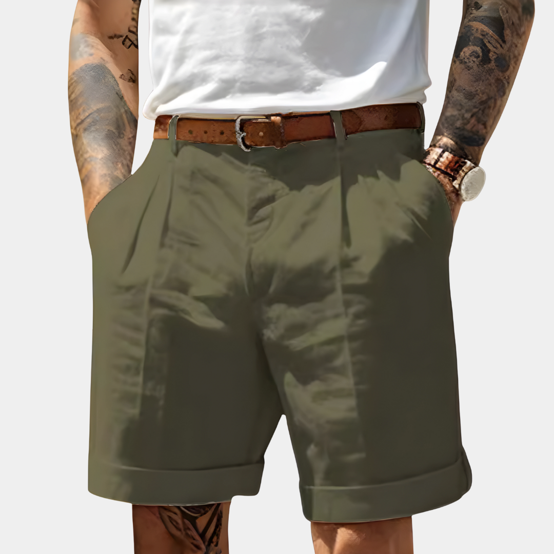MOREL & LAURENT PARIS | BERMUDAS ÉLÉGANTS EN COTON RESPIRANT