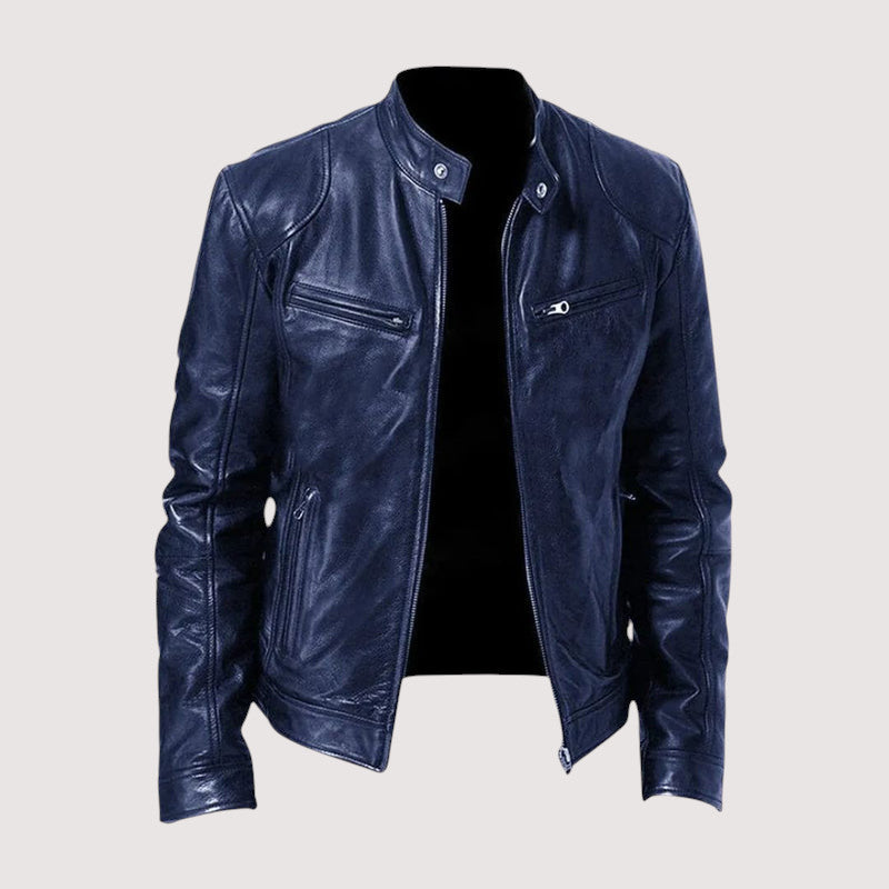 MOREL & LAURENT PARIS | VESTE EN CUIR HAUT DE GAMME ÉLÉGANTE POUR HOMME