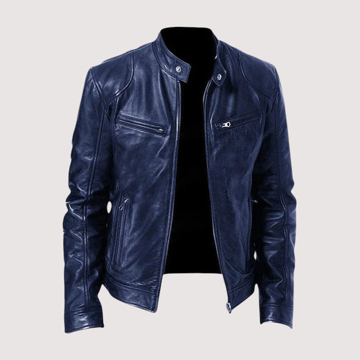 MOREL & LAURENT PARIS | VESTE EN CUIR HAUT DE GAMME ÉLÉGANTE POUR HOMME