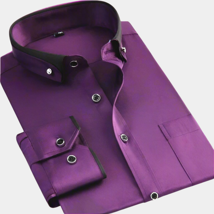 MOREL & LAURENT PARIS | CHEMISE CLASSIQUE POUR HOMME À MANCHES LONGUES