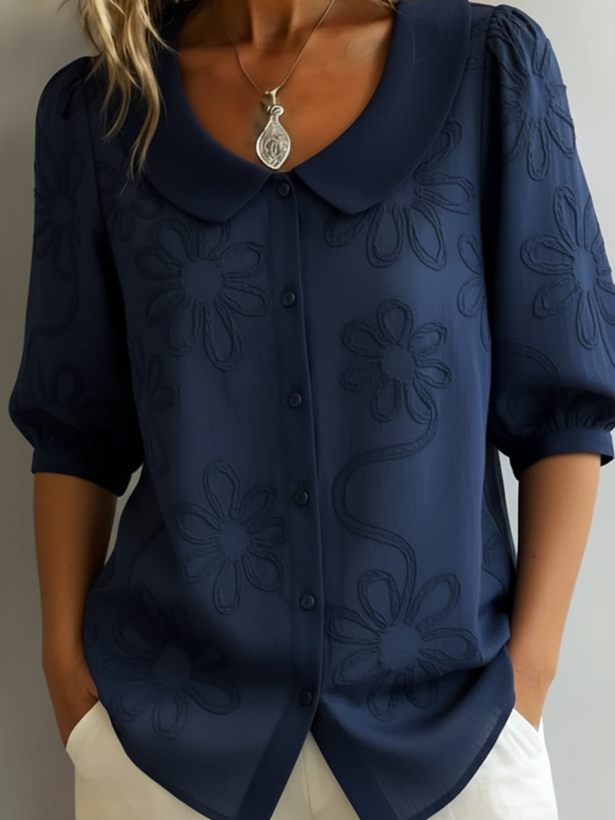 Aurélie™ | Blouse légère florale élégance naturelle