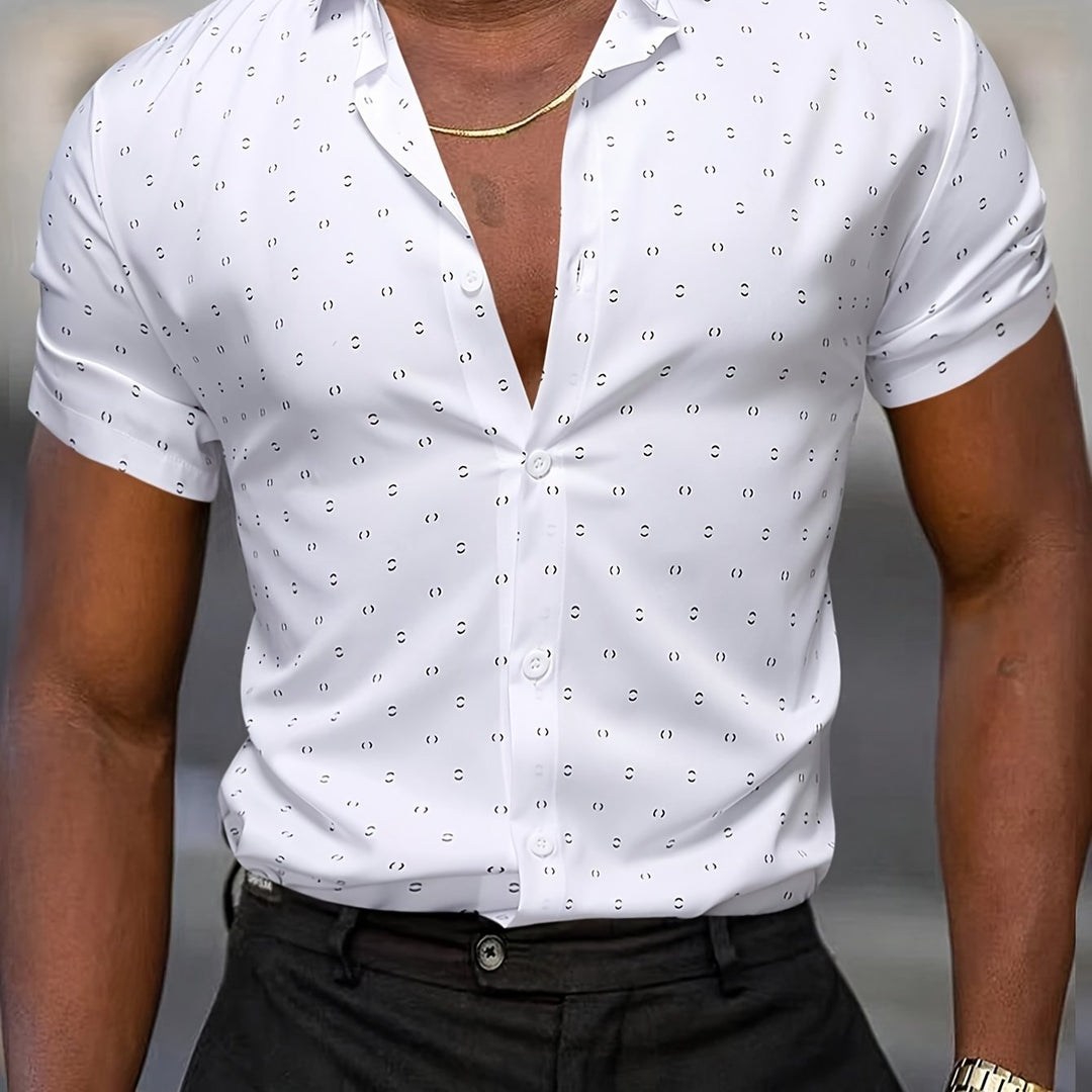 MOREL & LAURENT PARIS | CHEMISE D'ÉTÉ AVEC IMPRIMÉ