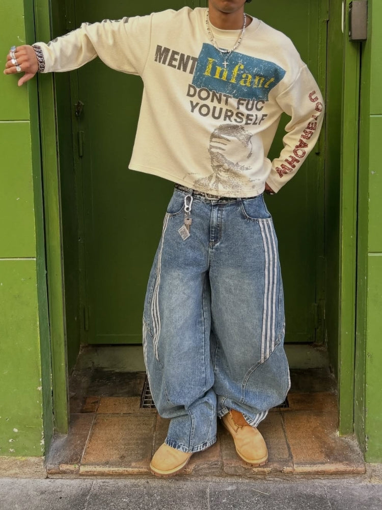Amora™ | Le Jean Wide-Leg au caractère urbain