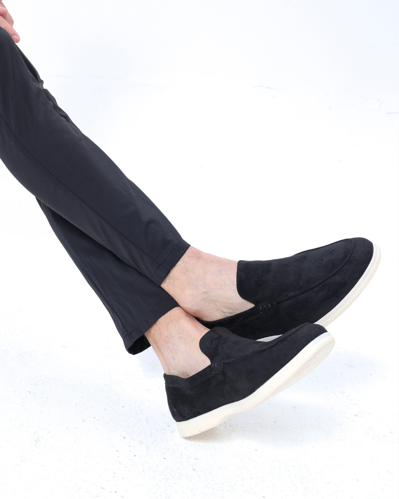 MOREL & LAURENT PARIS | MOCASSINS EN CUIR SUEDE