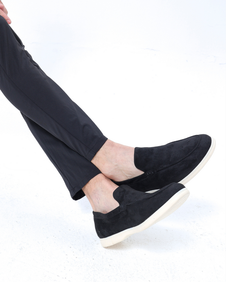 MOREL & LAURENT PARIS | MOCASSINS EN CUIR SUEDE