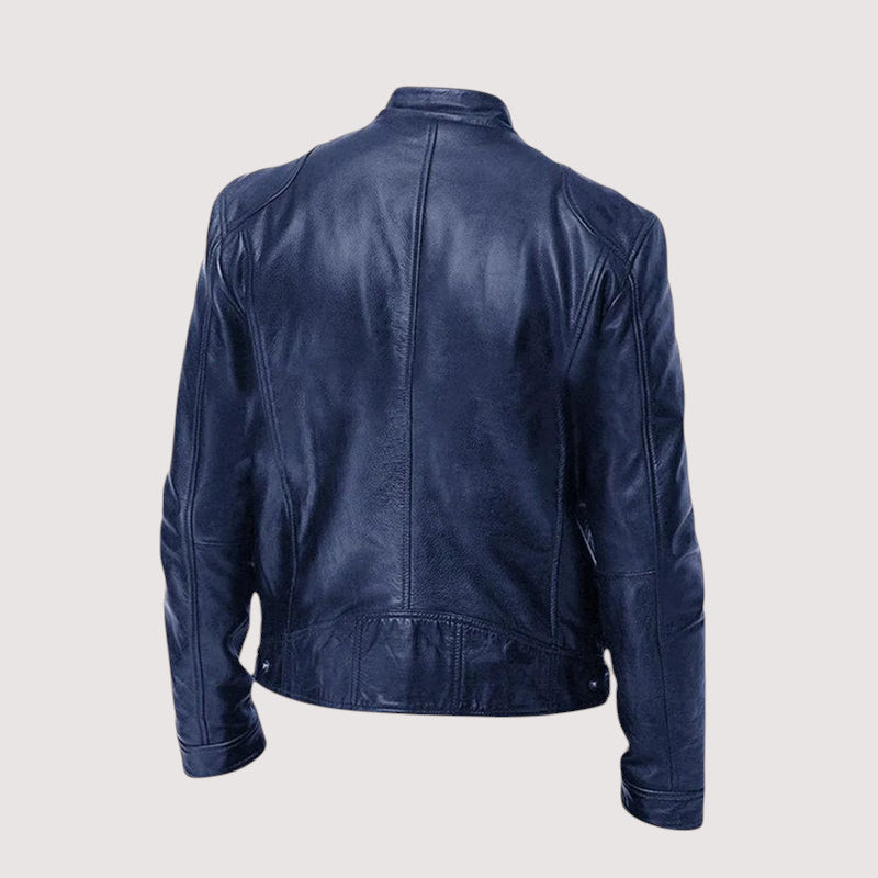 MOREL & LAURENT PARIS | VESTE EN CUIR HAUT DE GAMME ÉLÉGANTE POUR HOMME