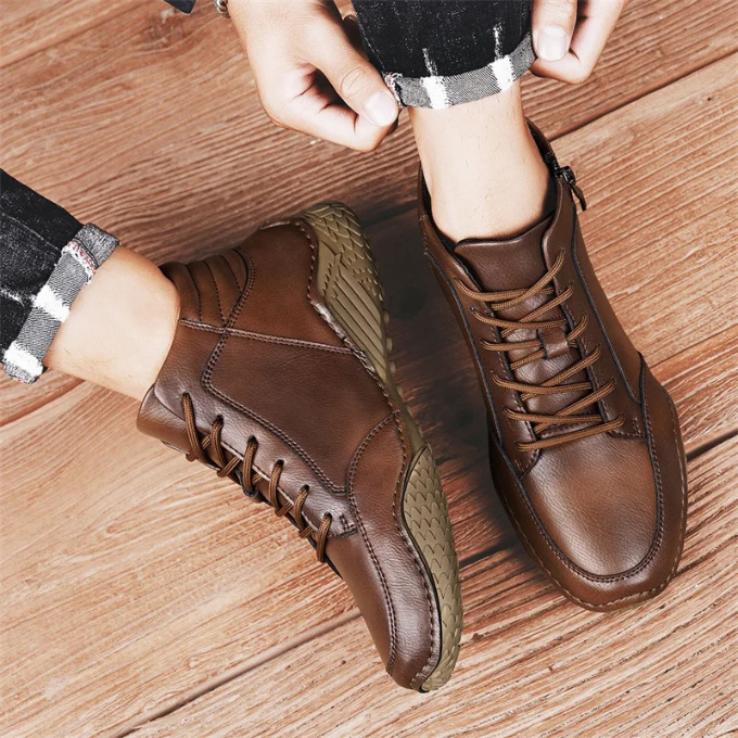 MOREL & LAURENT PARIS | BOTTES EN CUIR ROBUSTES POUR HOMMES