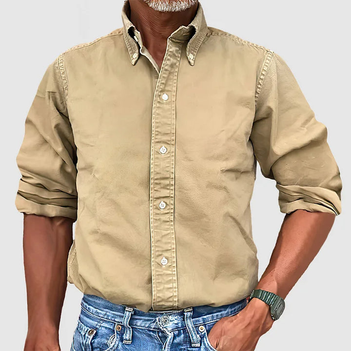 MOREL & LAURENT PARIS | CHEMISE À MANCHES LONGUES ANTI-PLIS POUR HOMME