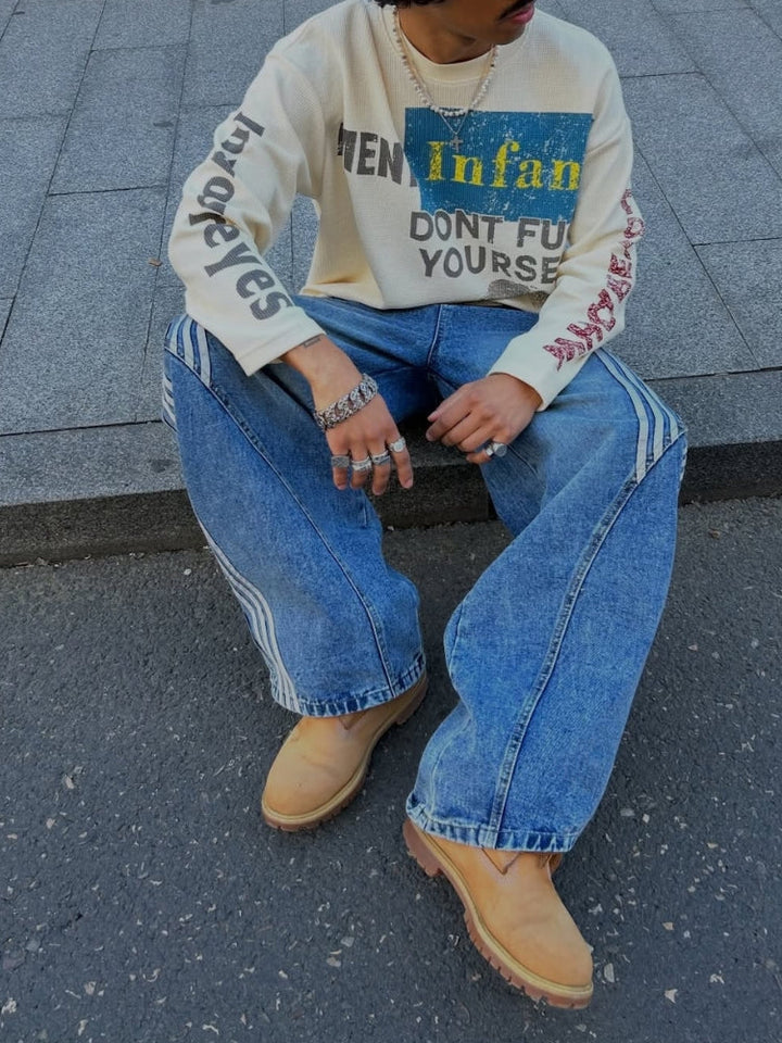 Amora™ | Le Jean Wide-Leg au caractère urbain