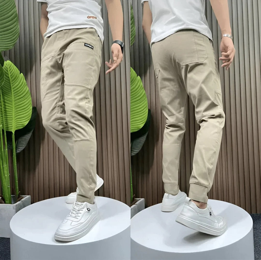 MOREL & LAURENT PARIS | PANTALON CARGO ÉLASTIQUE PREMIUM