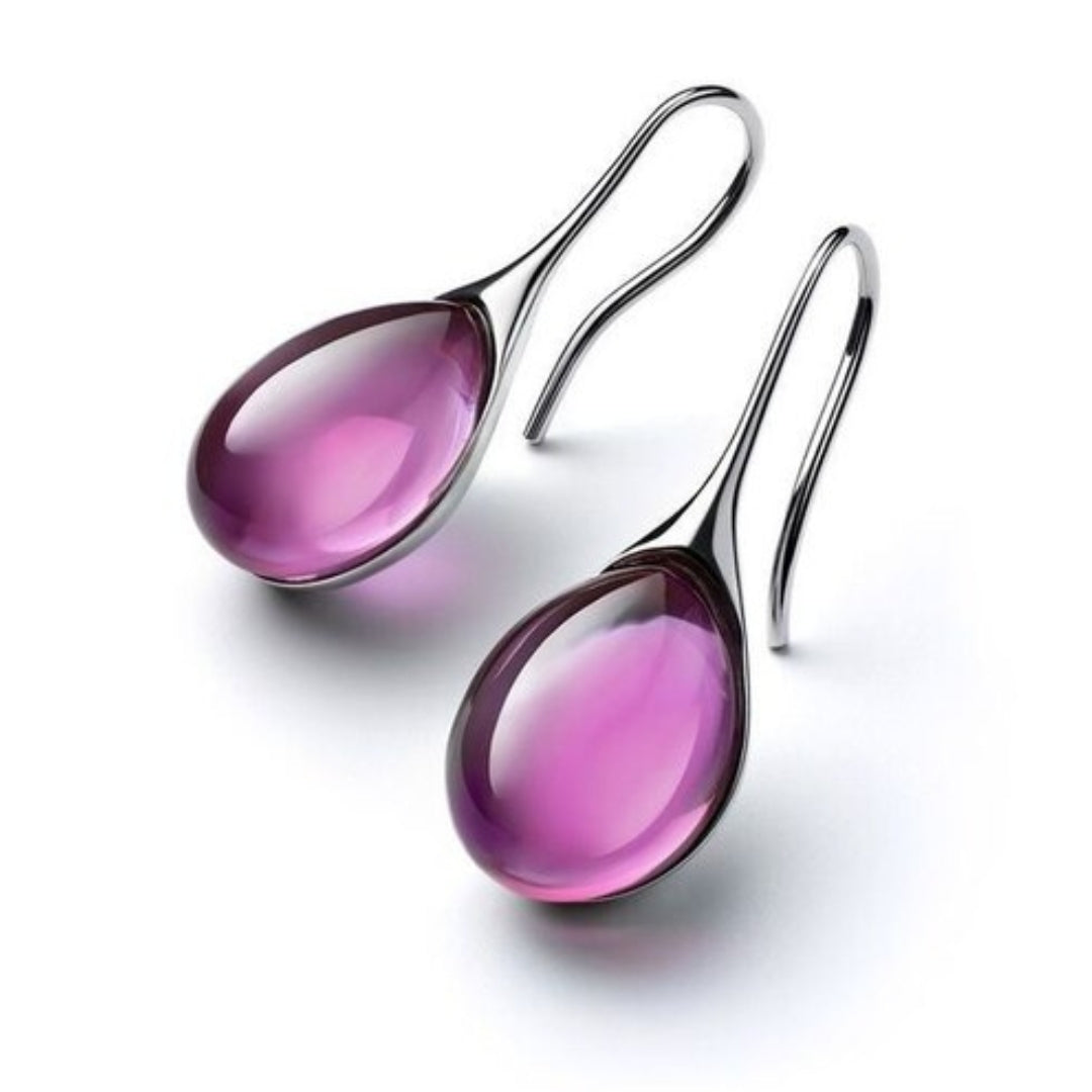 MOREL & LAURENT PARIS | BOUCLES D’OREILLES EN CRISTAL D’OR ET D’ARGENT